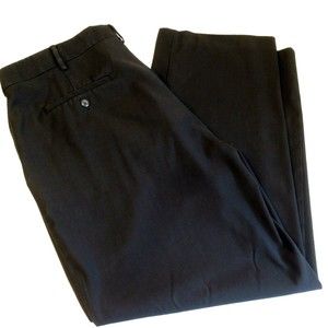 John Henry Mens Dress Pants Black Pleated 40W X 29.5 Nice